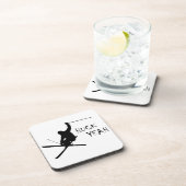 Dessous-de-verre Huck Ouais (Ski) (Côté Droit)