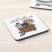 Dessous-de-verre Humour de la vie de téléchargement (Côté gauche)