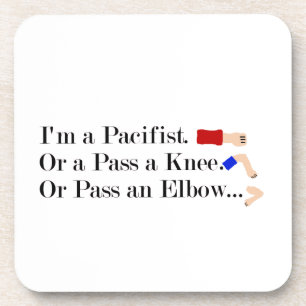 Dessous-de-verre Humour pacifiste mixed martial art