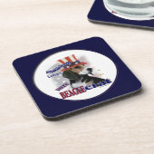 Dessous-de-verre Humour politique beagle (Côté gauche)