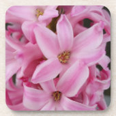 Dessous-de-verre hyacinthe rose (Devant)