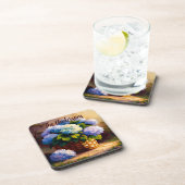 Dessous-de-verre Hydrangea dans le panier Bienvenue (Côté Droit)