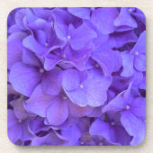 Dessous-de-verre Hydrangeas lilas violettes fleurs violettes (Devant)