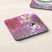 Dessous-de-verre Hydrangées roses rayonnantes, fleurs roses (Côté gauche)