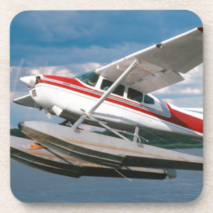 Dessous-de-verre Hydravion décolant, Chutes Victoria, Zimbabwe