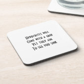 Dessous-de-verre Hypocrites (Côté gauche)