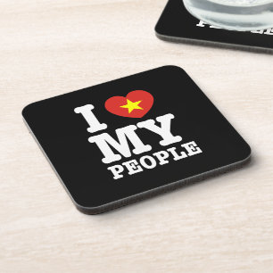 Dessous-de-verre I Heart (Love) My Viet People