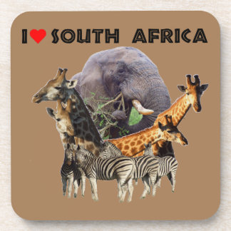 Dessous-de-verre I Heart South Africa Wildlife Collage