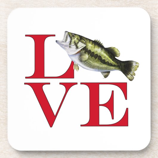 Dessous-de-verre I Love Bass (Devant)