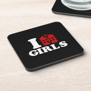 Dessous-de-verre I Love Hotel Girls