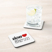 Dessous-de-verre I Love Isaan ♦ Écrit en thaï Isan Dialecte ♦ (Côté Droit)