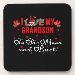 Dessous-de-verre I Love My Grandson To The Moon and Back