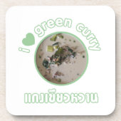 Dessous-de-verre I Love Thai Green Curry ... Thaïlande (Devant)