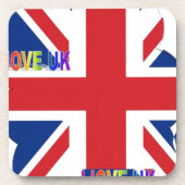 Dessous-de-verre I Love UK Art Print (Devant)