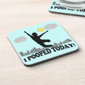 Dessous-de-verre I Pooped aujourd'hui (Côté gauche)