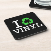 Dessous-de-verre I Recycle Vinyl (Côté gauche)