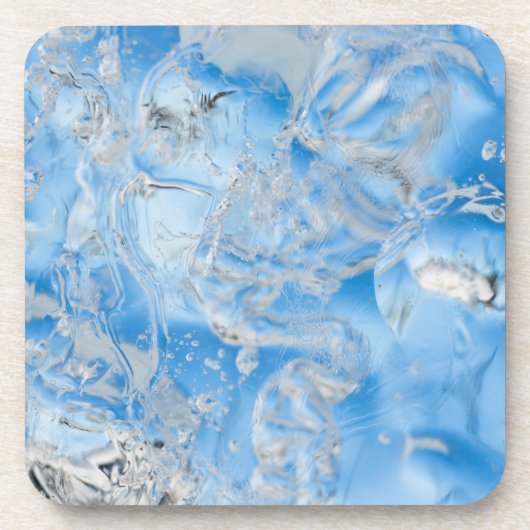 Dessous-de-verre Iceberg bleu cool (Devant)