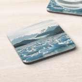 Dessous-de-verre Icebergs glaciaires (Côté gauche)
