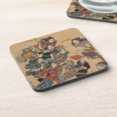 Dessous de verre Ichiryusai Hiroshige (Côté gauche)