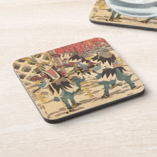 Dessous de verre Ichiryusai Hiroshige (Côté gauche)