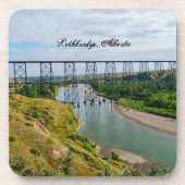 Dessous-de-verre Icône ferroviaire de l'Alberta (Devant)