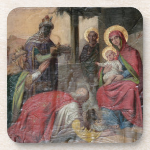 Dessous-de-verre Icônerie orthodoxe serbe à l'église de Valjevo. -