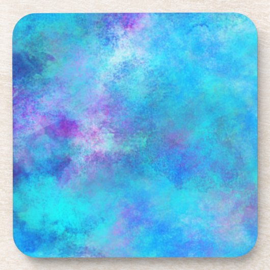 Dessous-de-verre Icy blue Abstract (Devant)