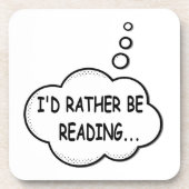 Dessous-de-verre I'd Rather Be Reading (Devant)