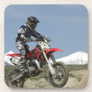 Dessous-de-verre Idaho, course de motocross, course de moto
