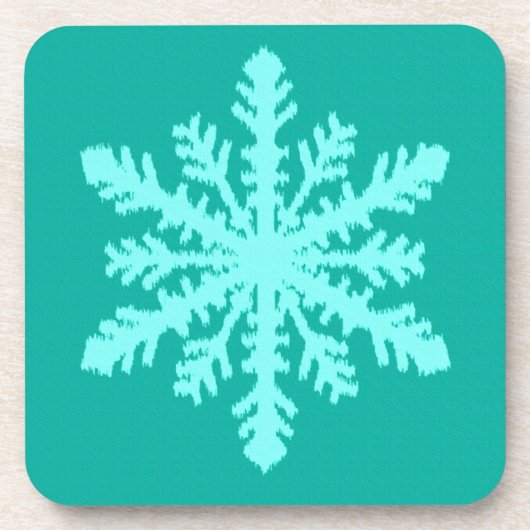 Dessous-de-verre Ikat Snowflake (Devant)