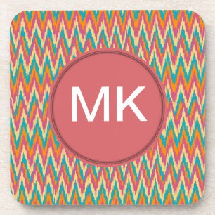 Dessous-de-verre iKat Zigzag Design Couleurs d'épices