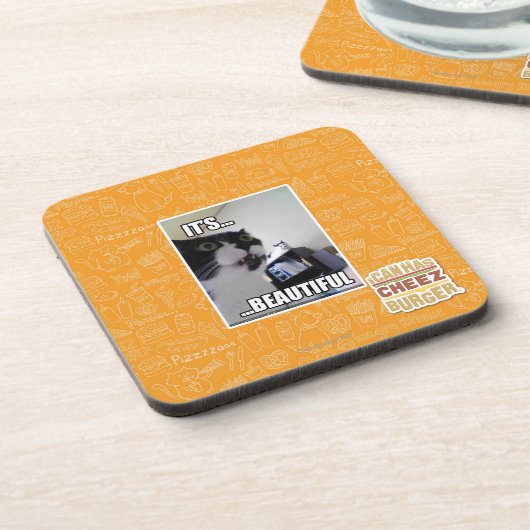 Dessous-de-verre Il est beau (Côté gauche)