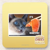 Dessous-de-verre Il est beau ! (Devant)