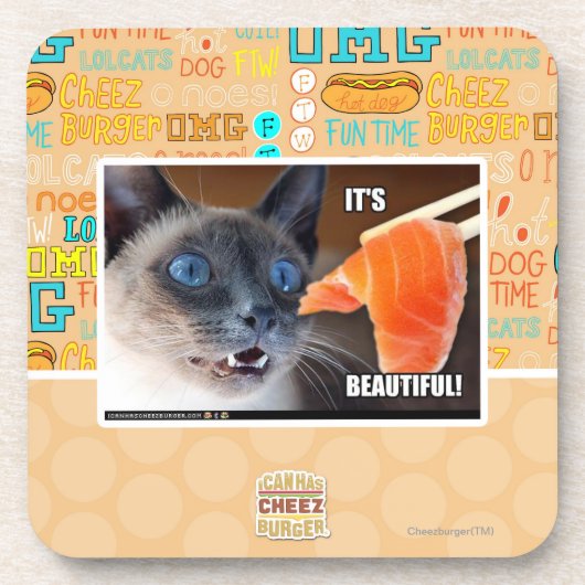 Dessous-de-verre Il est beau ! (Devant)