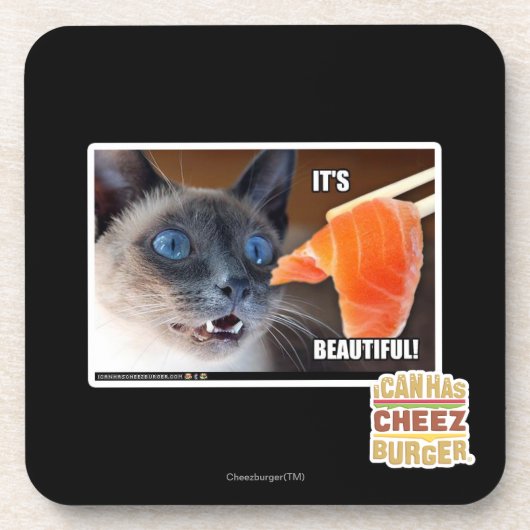 Dessous-de-verre Il est beau ! (Devant)