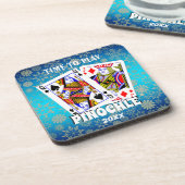 Dessous-de-verre Il est temps de jouer Pinochle (Côté gauche)