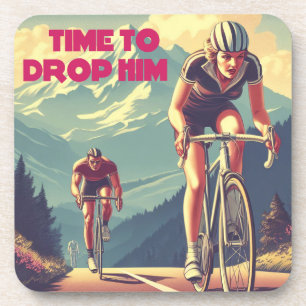 Dessous-de-verre Il Est Temps De Le Laisser Cycler