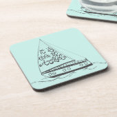 Dessous-de-verre Il est temps de voyager (Côté gauche)