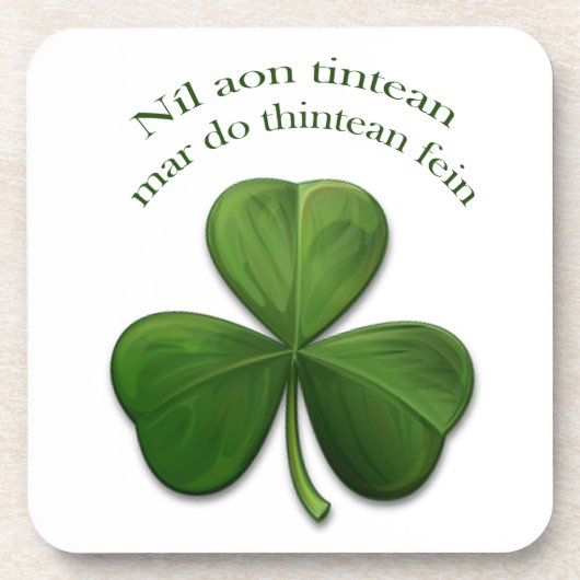 Dessous-de-verre Il n'y a pas d'endroit comme à la maison (Devant)