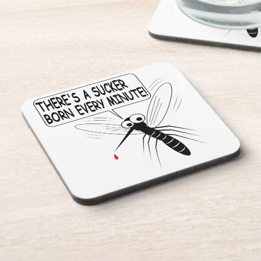 Dessous-de-verre Il y a un pompier né chaque minute (Côté gauche)