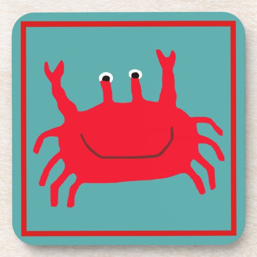 Dessous-de-verre Île Crab (Devant)