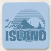 Dessous-de-verre Île de Dookie - bleu (Devant)