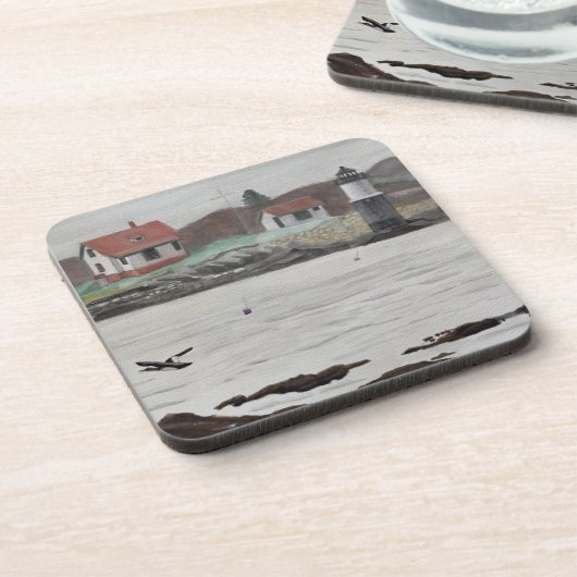 Dessous-de-verre Île Ram Maine (Côté gauche)