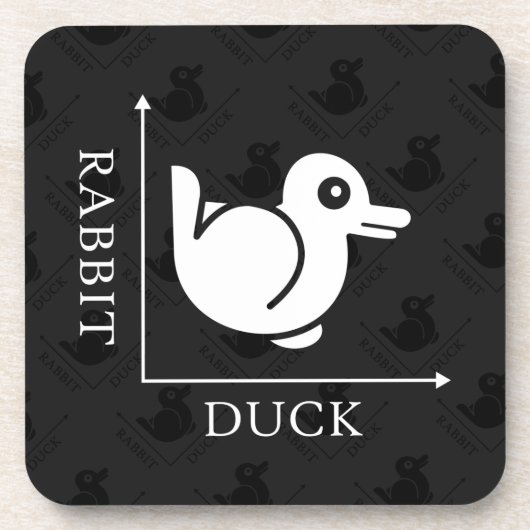 Dessous-de-verre Illusion de lapin de canard (Devant)