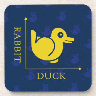 Dessous-de-verre Illusion de lapin de canard