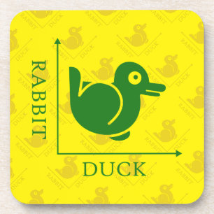 Dessous-de-verre Illusion de lapin de canard