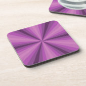 Dessous-de-verre Illusion optique Carnet violet (Côté gauche)