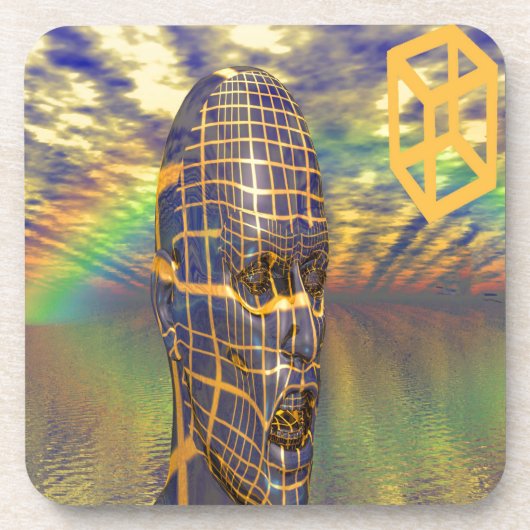 Dessous-de-verre Illusion planétaire (Devant)