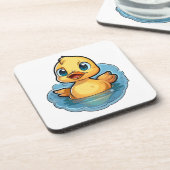 Dessous-de-verre Illustration de canard de dessin (Côté gauche)