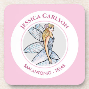 Dessous-de-verre Illustration de mode de robe de pétales de princes